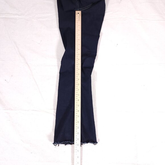 Rag & Bone 10” Inch Crop Flare Jeans Womens Size 25 Raw Hems Retro Denim Pants - Picture 6 of 16